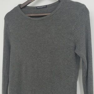 Brandy Melville, Ribbed Knit Top, Size 'One Size'